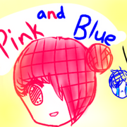 Pink and Blue