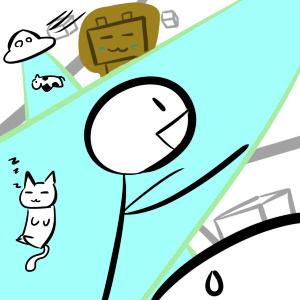 Wet Cardboard Cat's World