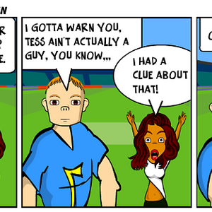 GAY GIRL REJECTS STRAIGHT JOCK...SURPRISED?