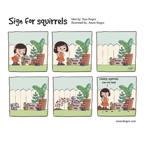 A Sign for Squirrels