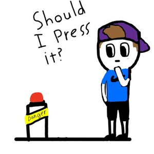 The button, my true dilemma 