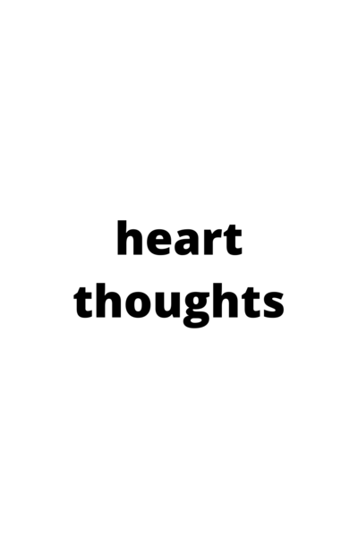 Tapas Non-fiction heart thoughts