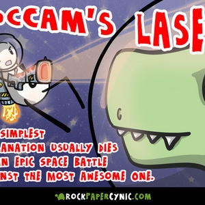 Occam's Laser: because philosophy needs more EPIC SPACE BATTLE EXPLOSIONS!