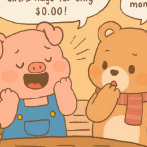 Customer Service Practice with Momo the Piglet