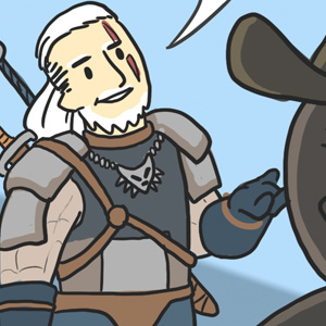 Geralt Discovers Caravan