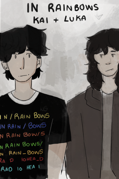 In rainbows- Kai and Luka