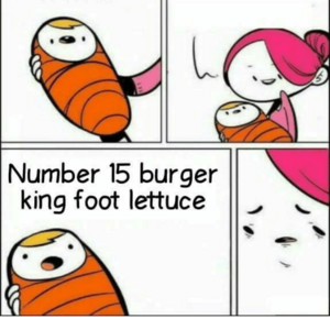 foot lettuce meme