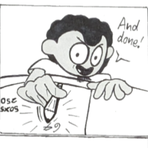 Doing High School Homework.