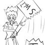 Handa is shy!