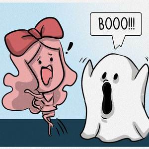 not all ghost are scary...