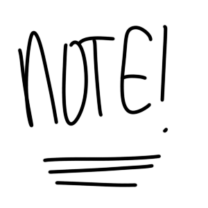NOTE!