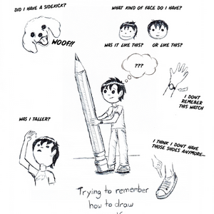 Trying to remember how to draw myself