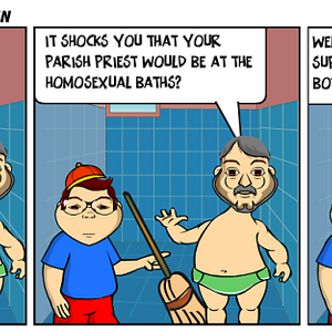 Never date a priest who cheats...specially at your work