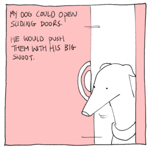 my dog could open doors