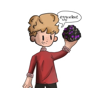 Fanart of Grian, from the hermitcraft server.