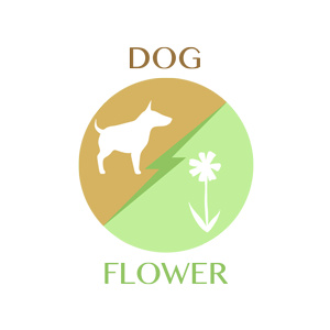 dog vs flower