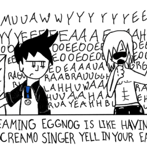 Steaming Eggnog