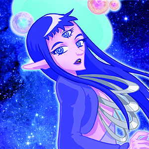 the princesses of the galaxies who descended to earth
