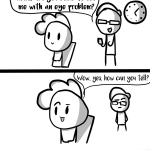 Somebody forgot their glasses.