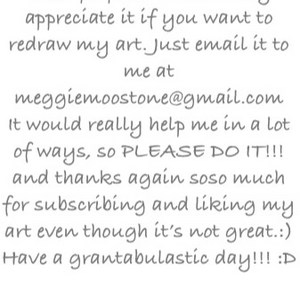 Redraw my art! PLEASE!:D