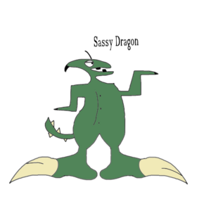Random Doodle (Sassy Dragon)