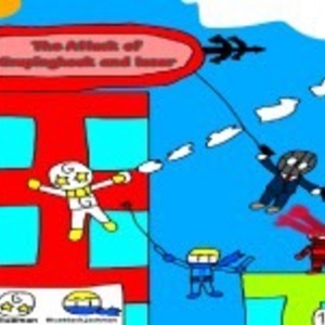 The Attack of Grapinghook and laser