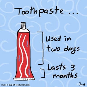 Toothpaste ...