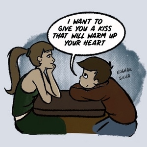 Can we kiss for a while?