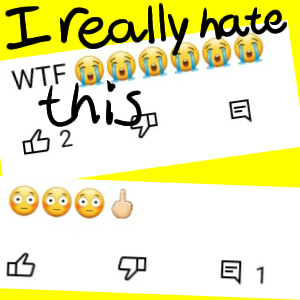I hate unironic emojis