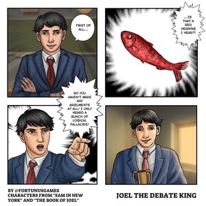Short Comic: Joel the Debate King
