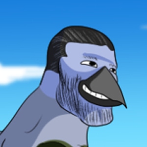 "Go gooo" Giga-chad pigeon