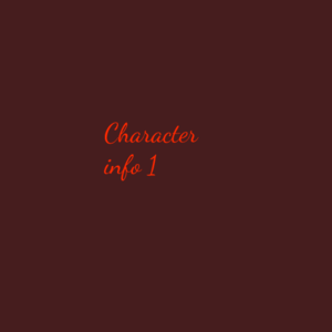 Character Info 1
