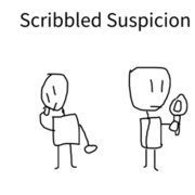 Scribbled Suspicion