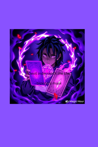 Devil underneath the tricksters mask