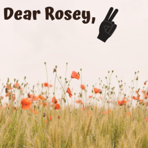 Dear Rosey, We had the talk. 