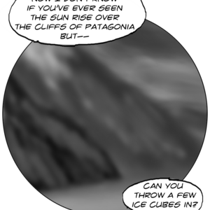 The cliffs of Patagonia