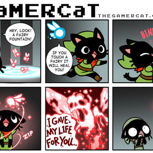 The GaMERCaT - Potions [comic] : r/zelda