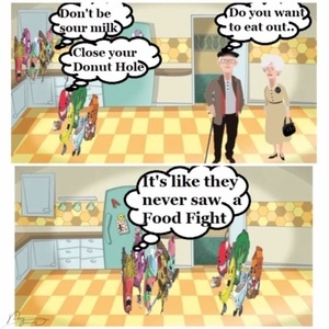 Dining out with The Food FIght Gang