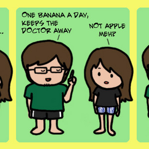 Of apples and bananas