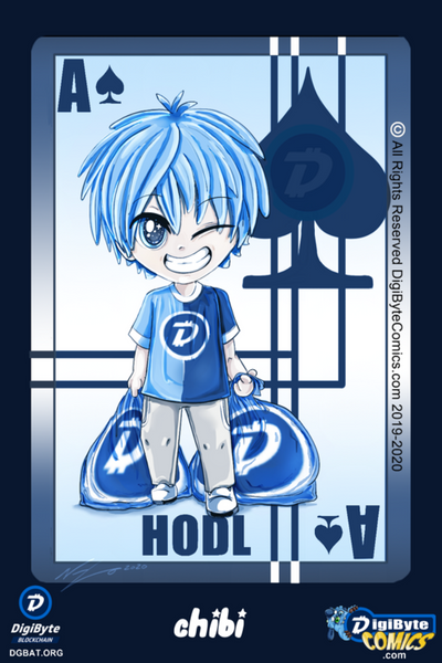 DigiByte Crypto Chibi