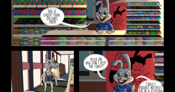 Dunb Rabbit Read Dumb Rabbits (shorts) :: Jobs part 5 | Tapas Community