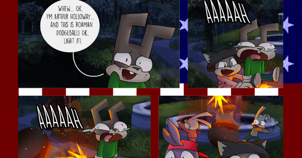 Dunb Rabbit Read Dumb Rabbits (shorts) :: Dumbass 4th of July special 2022 | Tapas ...