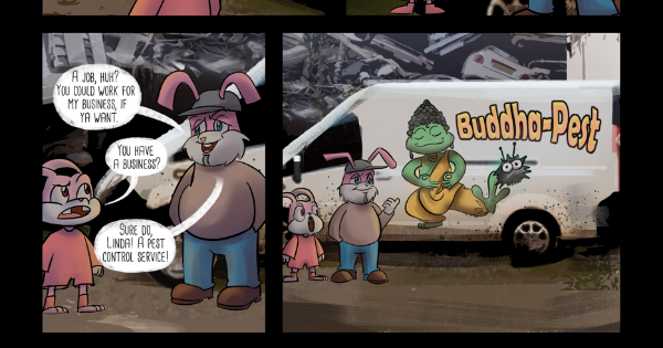 Dunb Rabbit Read Dumb Rabbits (shorts) :: Jobs part 3 | Tapas Community