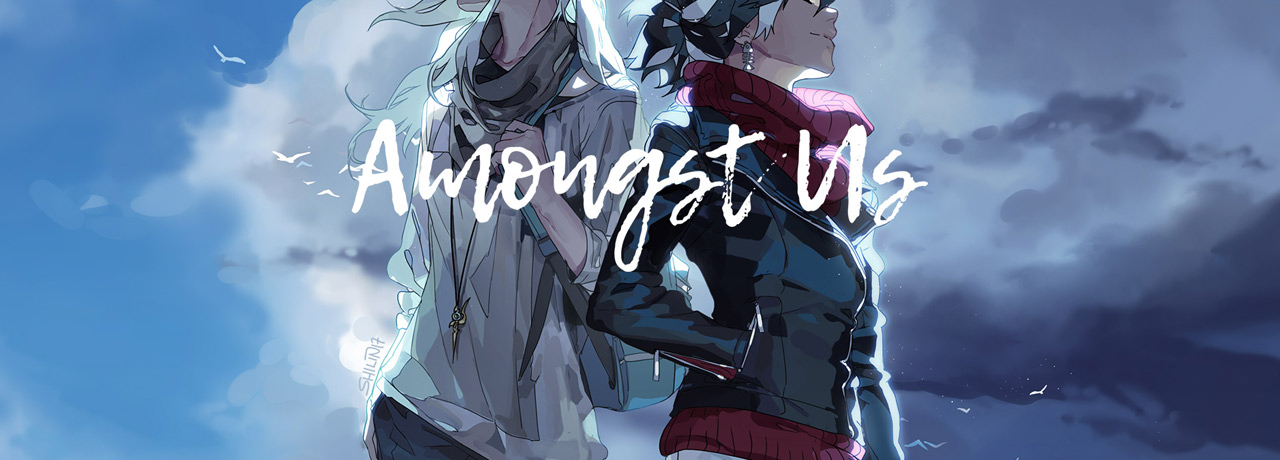 Amongst US book 1, ☆ AMONGST US slice of life ☆ comedy ☆ romance ☆ book 1  is on Kickstarter!!   thank you, By Shilin