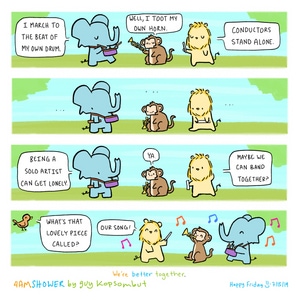 Let's make beautiful music.
