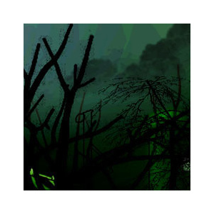 Moko entrance, night time