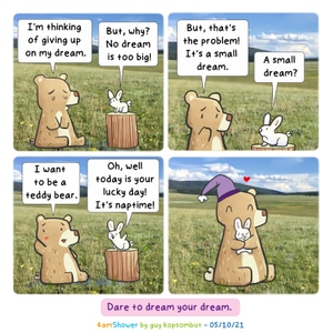 Dream a little dream of me.
