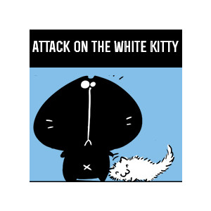 Attack on the white kitty
