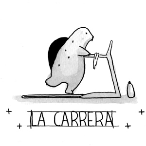 La carrera de un castor