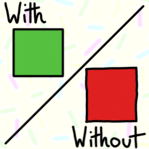 With stabiliser VS Without stabiliser